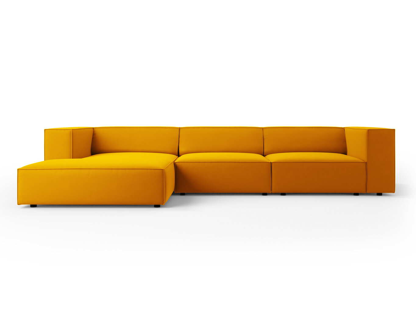 Stūra dīvānss Cosmopolitan Design Arendal 4, dzeltens цена и информация | Stūra dīvāni | 220.lv