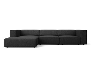 Mīkstais stūris Cosmopolitan Design Arendal 4, melns cena un informācija | Stūra dīvāni | 220.lv