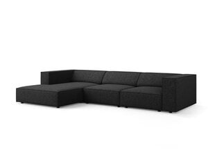 Mīkstais stūris Cosmopolitan Design Arendal 4, melns cena un informācija | Stūra dīvāni | 220.lv