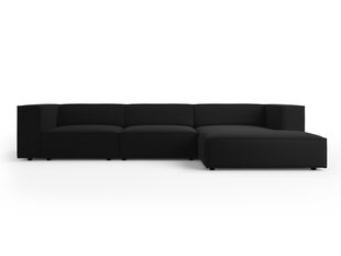 Stūra dīvāns Cosmopolitan Design Arendal 4, melns цена и информация | Угловые диваны | 220.lv