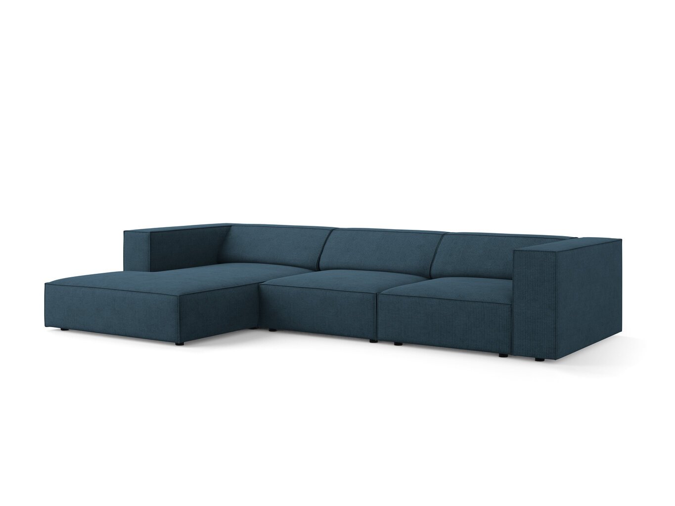 Stūra dīvānss Cosmopolitan Design Arendal 4, zils cena un informācija | Stūra dīvāni | 220.lv