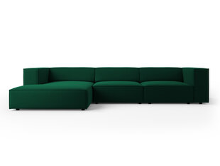 Stūra dīvānss Cosmopolitan Design Arendal 4, zaļš cena un informācija | Stūra dīvāni | 220.lv