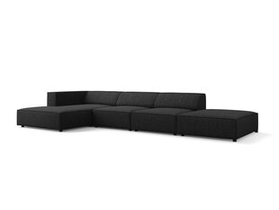 Mīkstais stūris Cosmopolitan Design Arendal 5, melns cena un informācija | Stūra dīvāni | 220.lv
