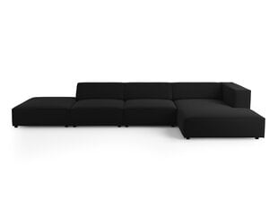 Stūra dīvāns Cosmopolitan Design Arendal 5, melns cena un informācija | Stūra dīvāni | 220.lv