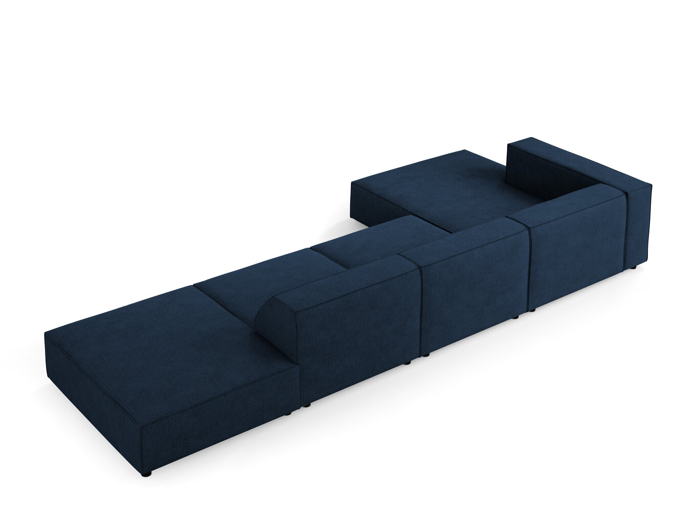 Stūra dīvānss Cosmopolitan Design Arendal 5, zils цена и информация | Stūra dīvāni | 220.lv