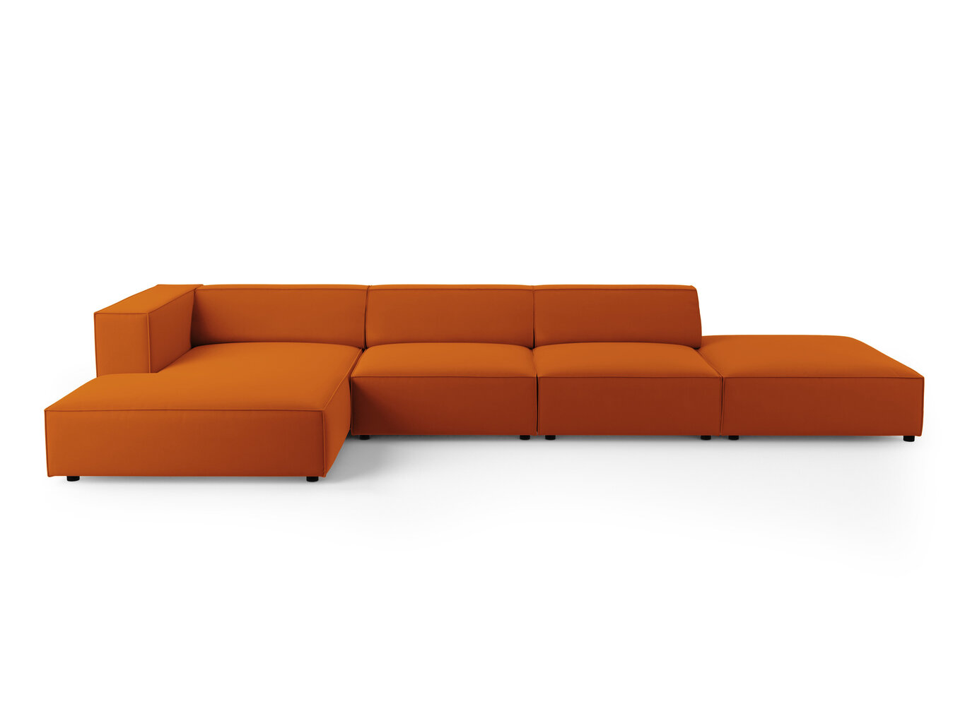 Stūra dīvānss Cosmopolitan Design Arendal 5, oranžs cena un informācija | Stūra dīvāni | 220.lv