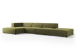 Stūra dīvānss Cosmopolitan Design Arendal 5, zaļš цена и информация | Stūra dīvāni | 220.lv