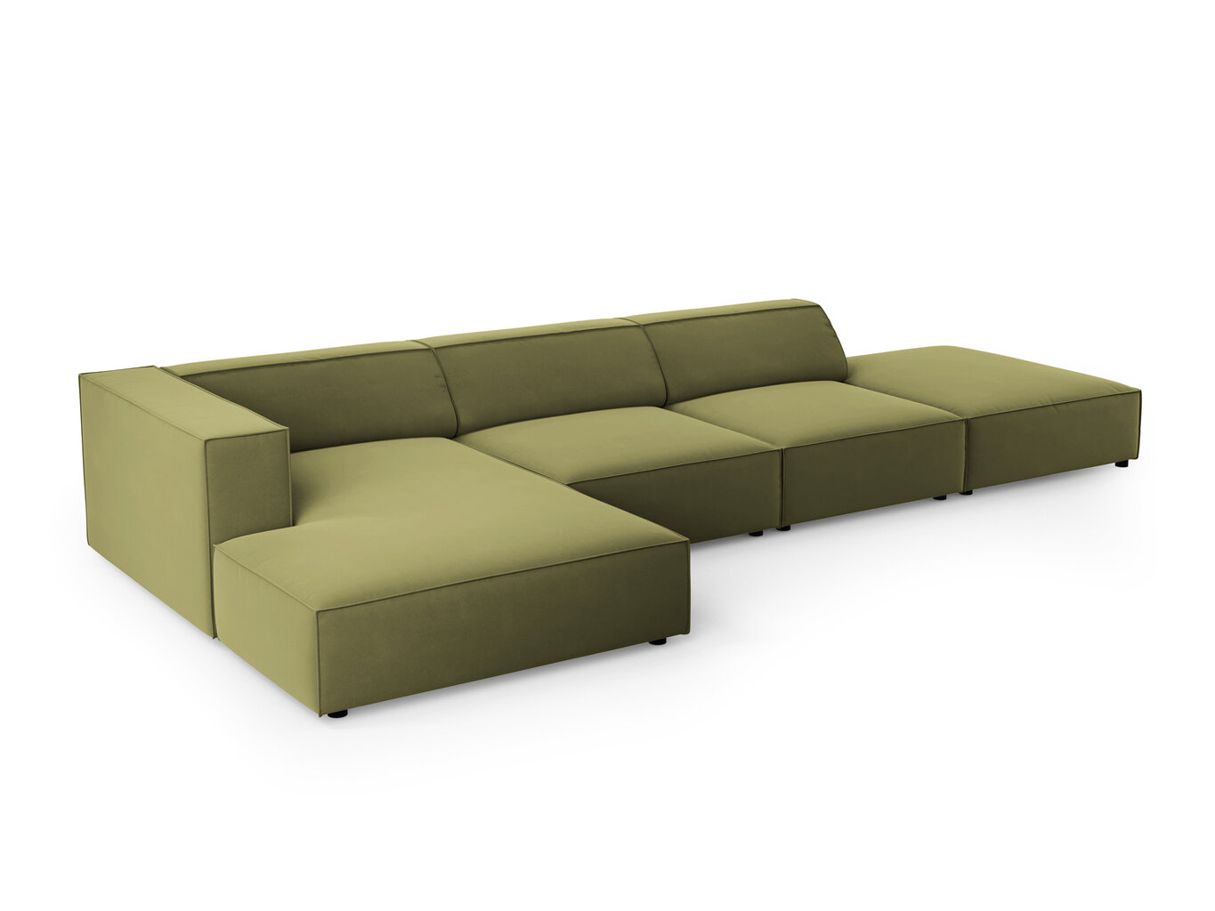 Stūra dīvānss Cosmopolitan Design Arendal 5, zaļš цена и информация | Stūra dīvāni | 220.lv