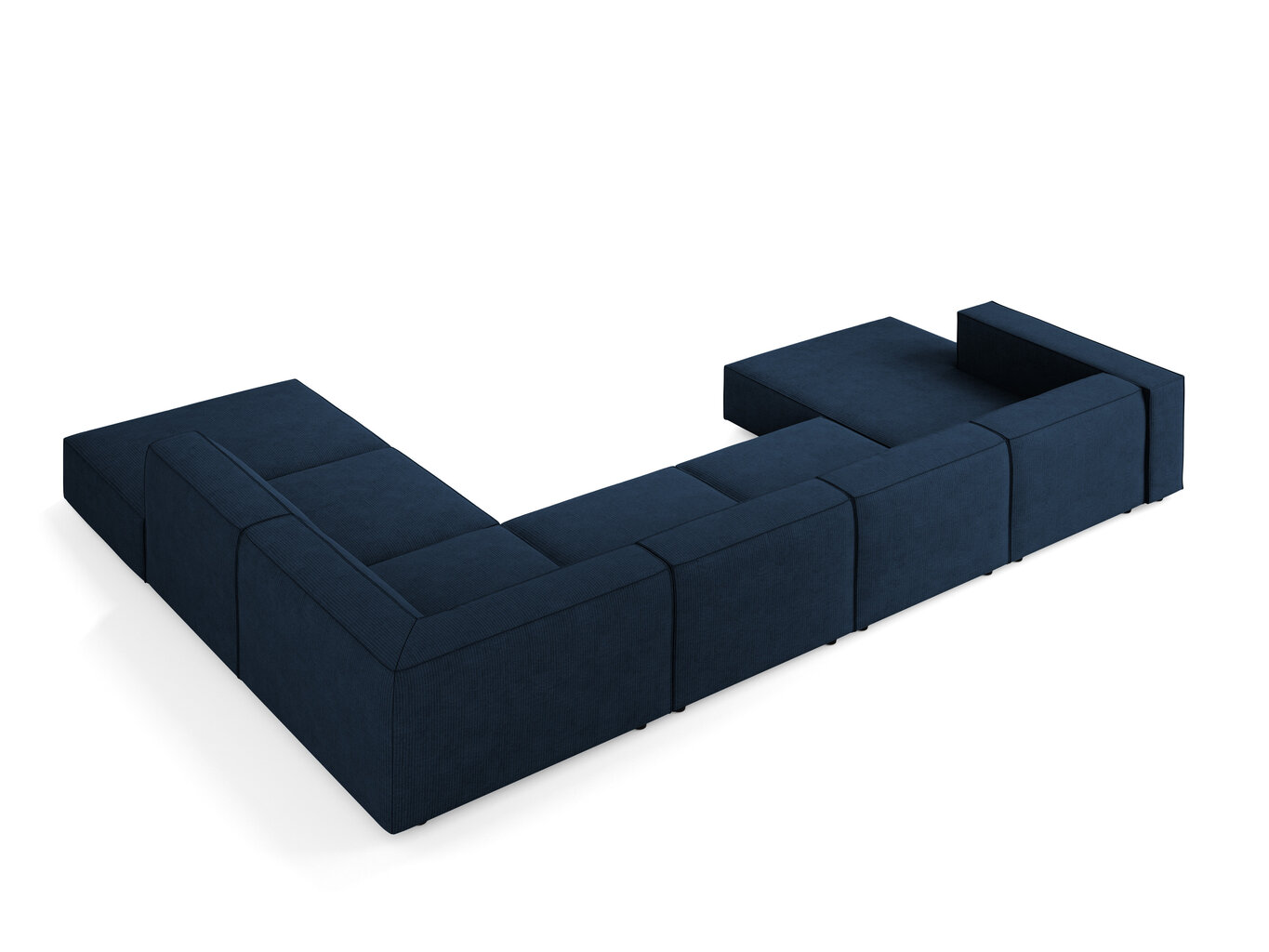 Stūra dīvānss Cosmopolitan Design Arendal, zils цена и информация | Stūra dīvāni | 220.lv