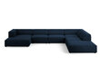 Stūra dīvānss Cosmopolitan Design Arendal, zils цена и информация | Stūra dīvāni | 220.lv