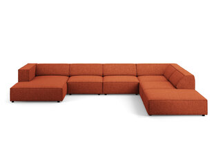 Stūra dīvānss Cosmopolitan Design Arendal, oranžs cena un informācija | Stūra dīvāni | 220.lv