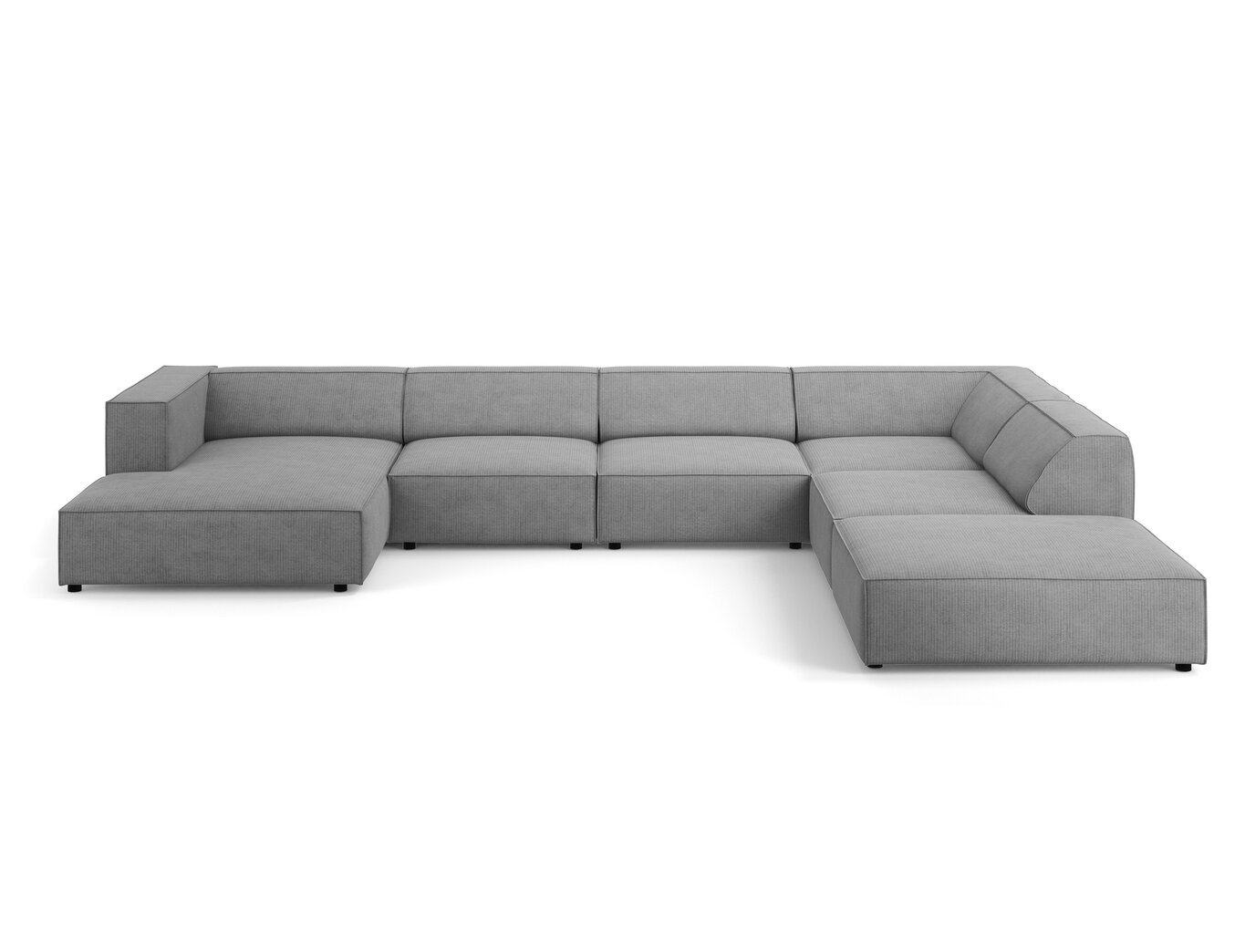 Stūra dīvānss Cosmopolitan Design Arendal, pelēks цена и информация | Stūra dīvāni | 220.lv