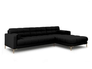 Stūra dīvānss Cosmopolitan Design Bali 5, melns cena un informācija | Stūra dīvāni | 220.lv