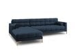 Stūra dīvānss Cosmopolitan Design Bali 5, zils cena un informācija | Stūra dīvāni | 220.lv