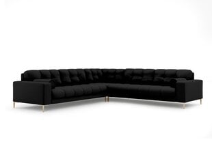 Stūra dīvānss Cosmopolitan Design Bali 6, melns cena un informācija | Stūra dīvāni | 220.lv