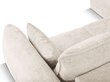 Stūra dīvānss Cosmopolitan Design Matera, bēšs cena un informācija | Stūra dīvāni | 220.lv