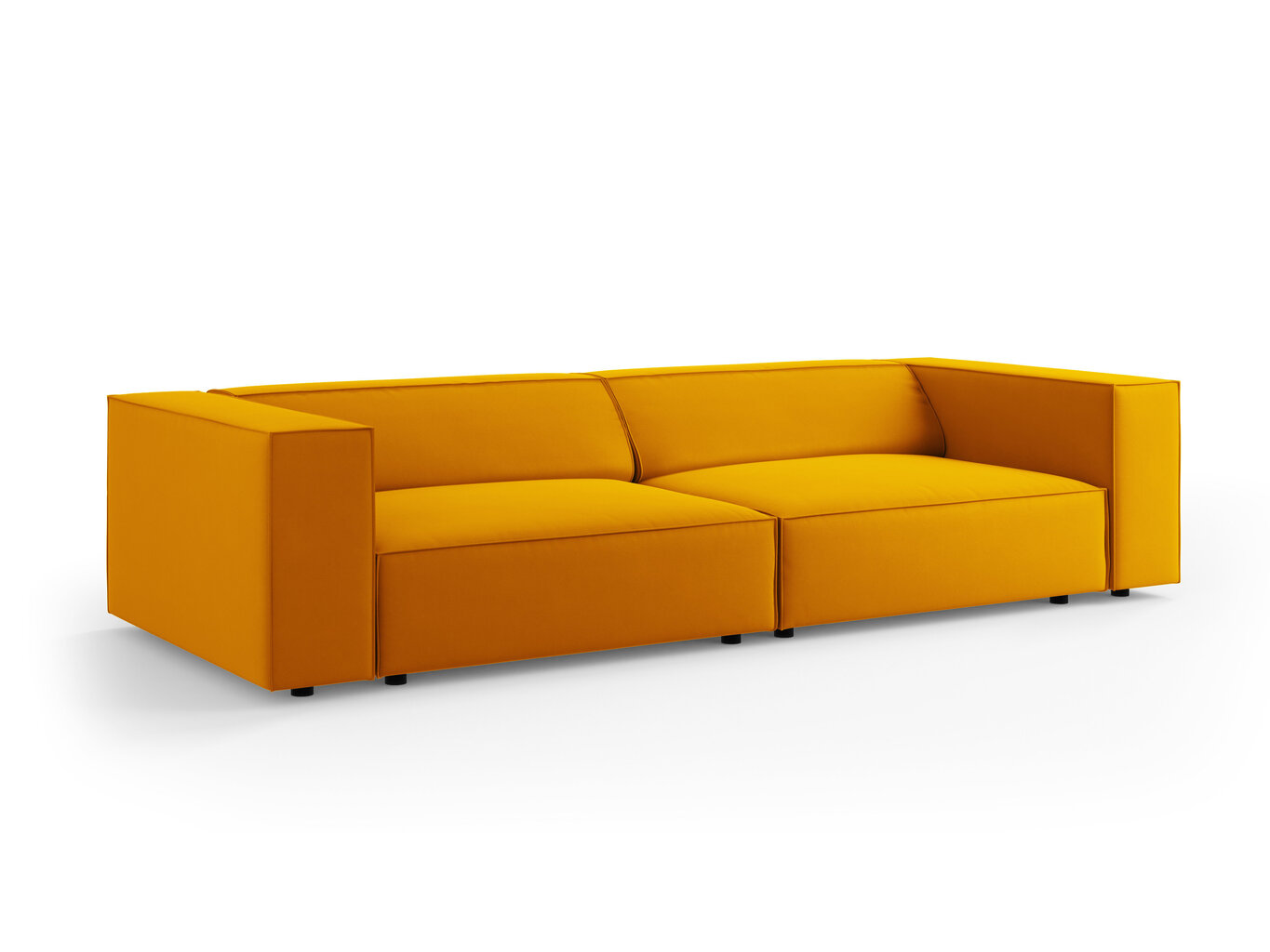 Dīvāns Cosmopolitan Design Arendal, dzeltens cena un informācija | Dīvāni | 220.lv