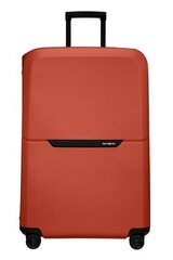 Koferis Samsonite Magnum Eco, 81 cm, oranžs cena un informācija | Koferi, ceļojumu somas | 220.lv