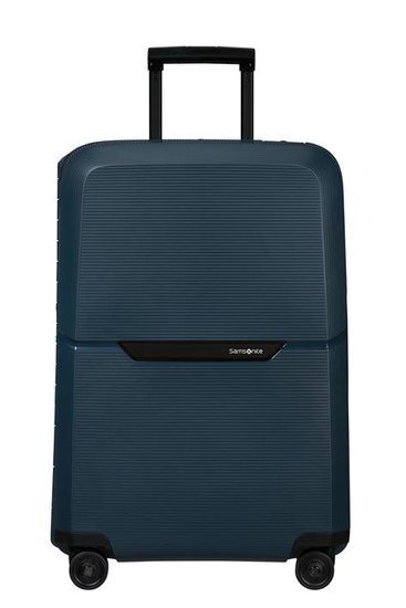 Koferis Samsonite Magnum Eco, 69 cm, tumši zils cena un informācija | Koferi, ceļojumu somas | 220.lv