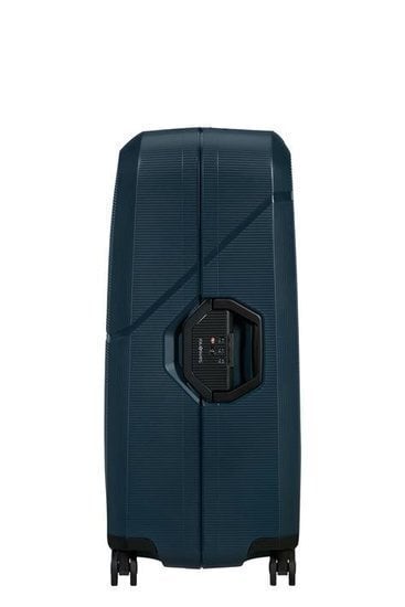 Koferis Samsonite Magnum Eco, 75 cm, tumši zils cena un informācija | Koferi, ceļojumu somas | 220.lv