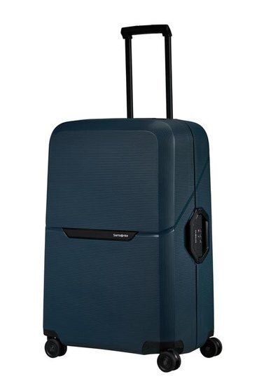 Koferis Samsonite Magnum Eco, 75 cm, tumši zils cena un informācija | Koferi, ceļojumu somas | 220.lv