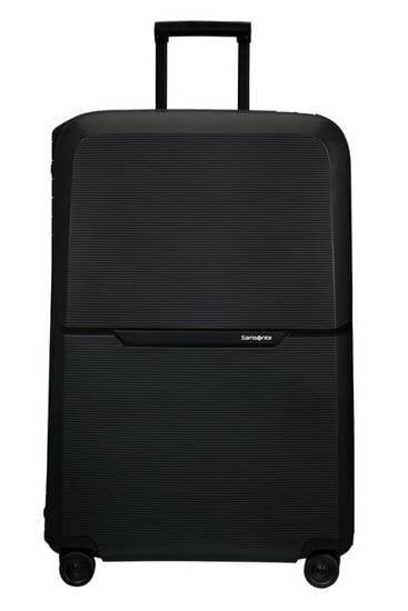 Koferis Samsonite Magnum Eco, 81 cm, melns cena un informācija | Koferi, ceļojumu somas | 220.lv