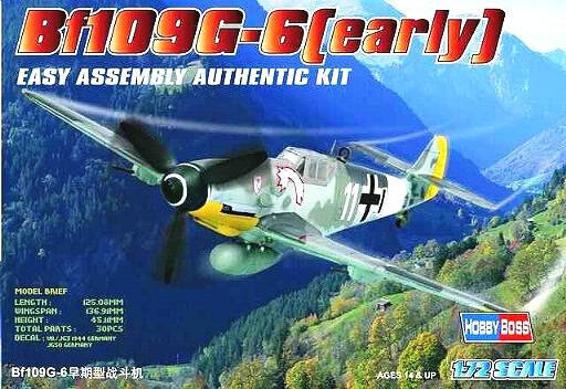 Uzlīmējams modelis Hobby Boss 80225 Bf109 G-6 cena un informācija | Līmējamie modeļi | 220.lv