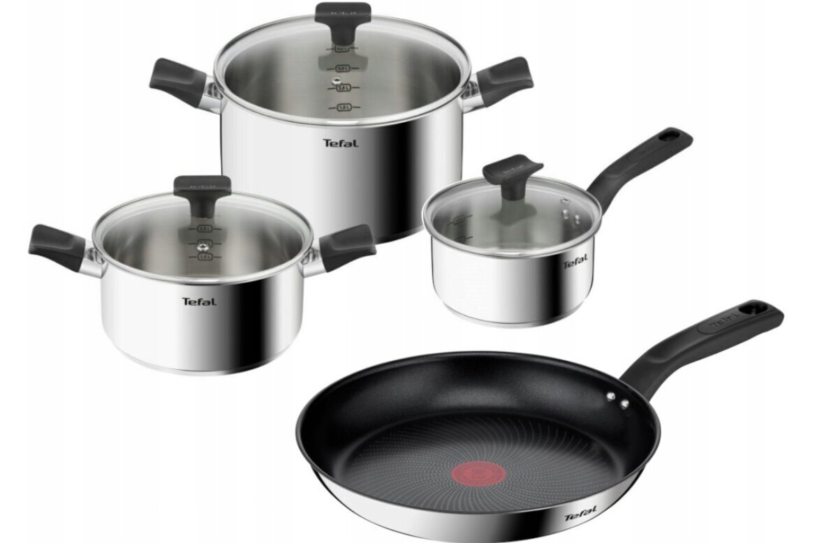 Katlu un pannu komplekts Ingenio Delicious B925S655 B8180555, 16/20/24/26 cm, 7 daļas Tefal цена и информация | Katli, tvaika katli | 220.lv