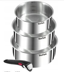 Tefal podu komplekts Ingenio Emotion L8964S44, 16/18/20 cm, 4 daļas цена и информация | Кастрюли, скороварки | 220.lv