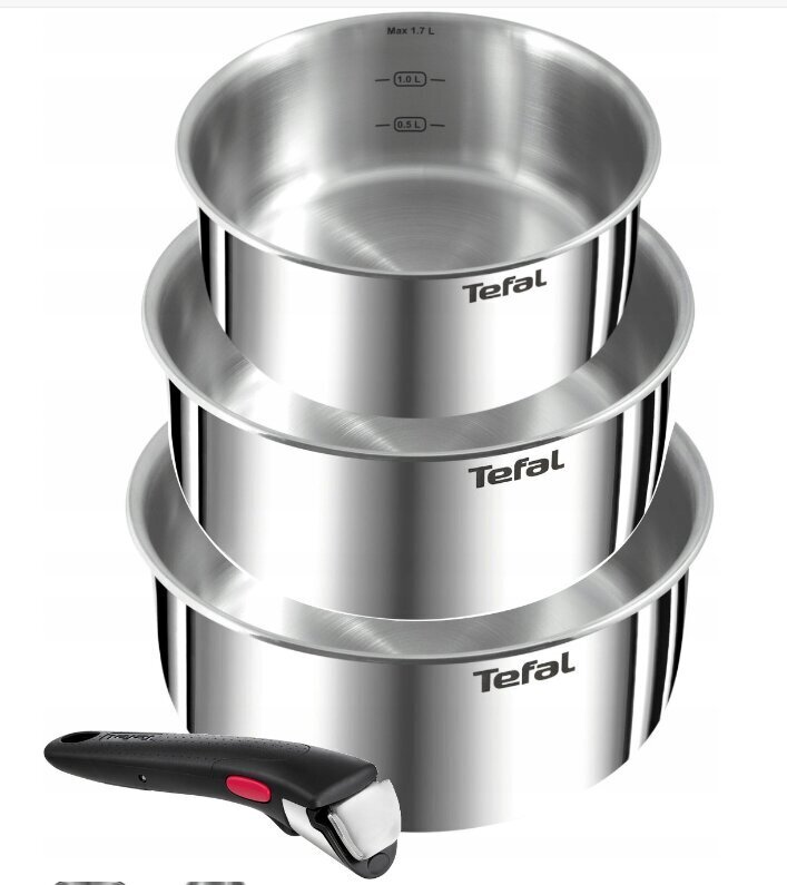 Tefal podu komplekts Ingenio Emotion L8964S44, 16/18/20 cm, 4 daļas cena un informācija | Katli, tvaika katli | 220.lv