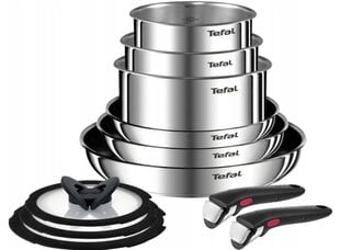 Katlu un pannu komplekts Ingenio Emotion L897SB74, 11 daļas Tefal цена и информация | Кастрюли, скороварки | 220.lv