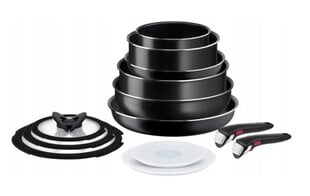 Katlu un pannu komplekts Ingenio Easy Cook'N Clean L1539843, 13 gab. Tefal cena un informācija | Katli, tvaika katli | 220.lv