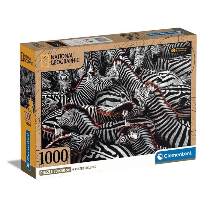 Puzle Clementoni National Geographic, 1000 gab. цена и информация | Puzles, 3D puzles | 220.lv