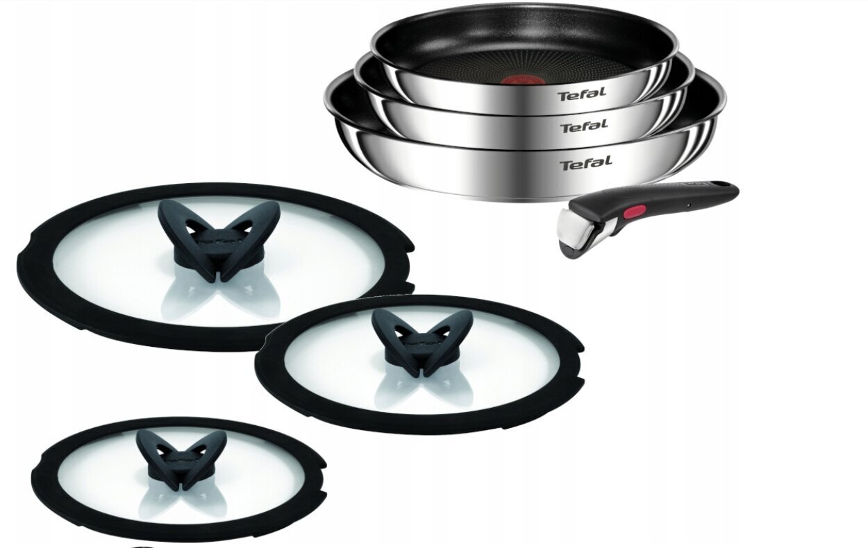 Pannu komplekts Ingenio Emotion L897S374, 7 daļas Tefal cena un informācija | Pannas | 220.lv