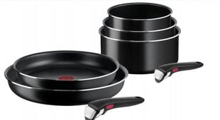 Katlu un pannu komplekts Ingenio Easy Cook'N Clean L1539443 L1539143, 7 gab. Tefal цена и информация | Кастрюли, скороварки | 220.lv