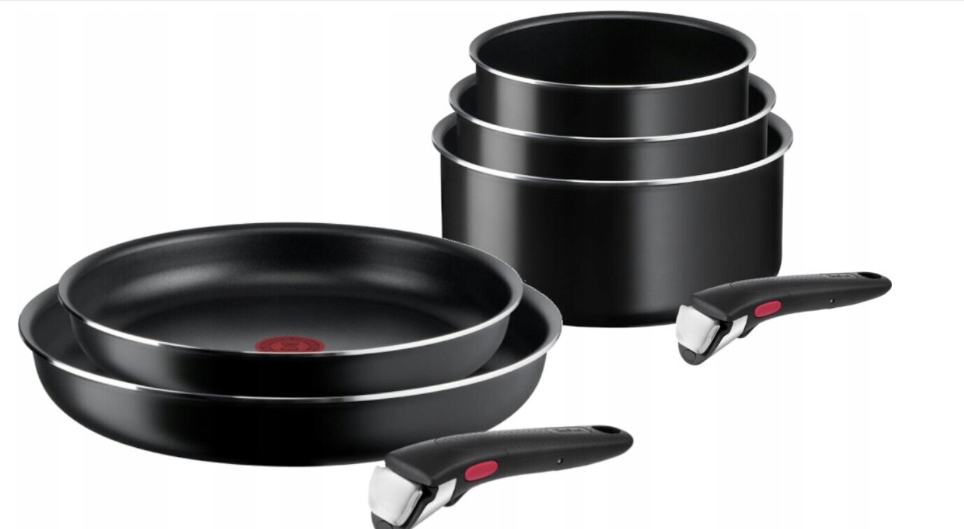 Katlu un pannu komplekts Ingenio Easy Cook'N Clean L1539443 L1539143, 7 gab. Tefal cena un informācija | Katli, tvaika katli | 220.lv