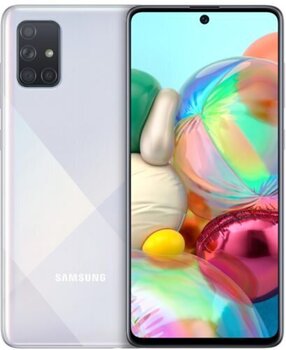 Товар с повреждением. Samsung Galaxy A71 128Гб, Dual SIM, Silver цена и информация | Товары с повреждениями | 220.lv