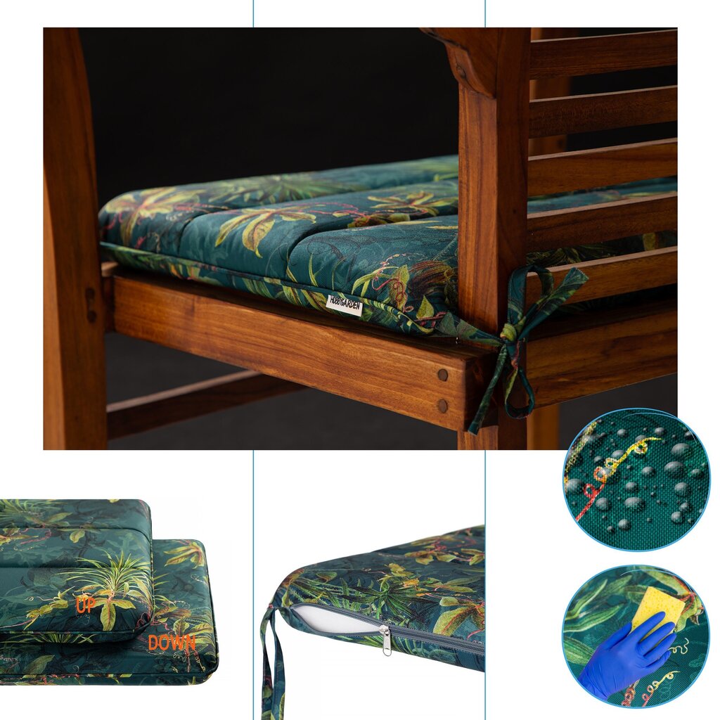 Krēsla spilvens Hobbygarden Ada, dažādas krāsas cena un informācija | Krēslu paliktņi | 220.lv