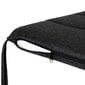 Krēsla spilvens Hobbygarden Ada, melns цена и информация | Krēslu paliktņi | 220.lv