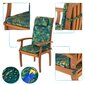 Krēsla spilvens Hobbygarden Antonia, zaļš cena un informācija | Krēslu paliktņi | 220.lv