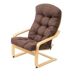 Подушка на стул Hobbygarden Ikar, коричневая цена и информация | Подушки, наволочки, чехлы | 220.lv