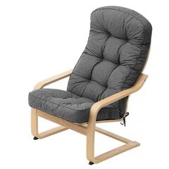Подушка на кресло Hobbygarden Ikar, серая цена и информация | Подушки, наволочки, чехлы | 220.lv