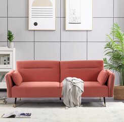 Диван Podrez VERDI 3-местный раскладной диван-кровать, розовый цена и информация | Диваны | 220.lv