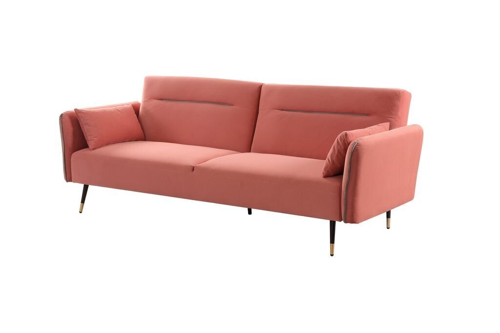 Dīvāns Verdi, rozā cena un informācija | Dīvāni | 220.lv