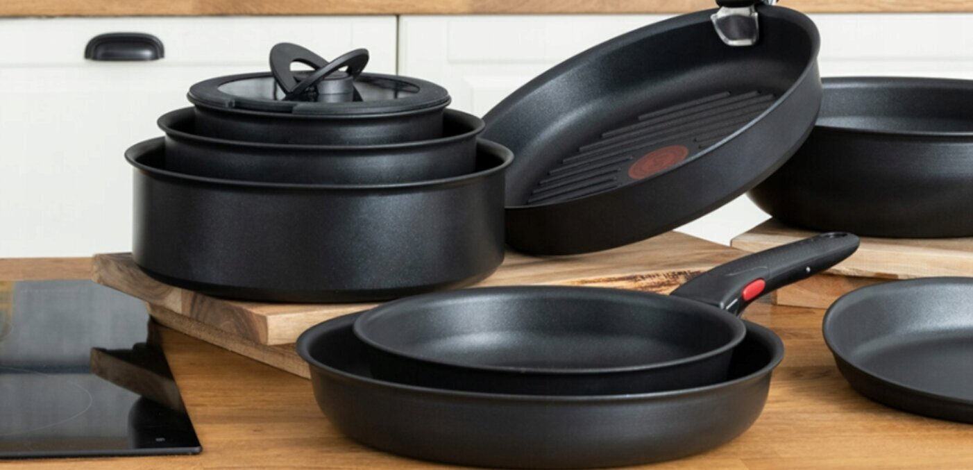 Katlu un pannu komplekts Ingenio Unlimited L7638942, 19 gab Tefal cena un informācija | Katli, tvaika katli | 220.lv