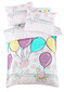 Bērnu gultas veļas komplekts Baloni, 100x150, 4 gab Love цена и информация | Bērnu gultas veļa | 220.lv