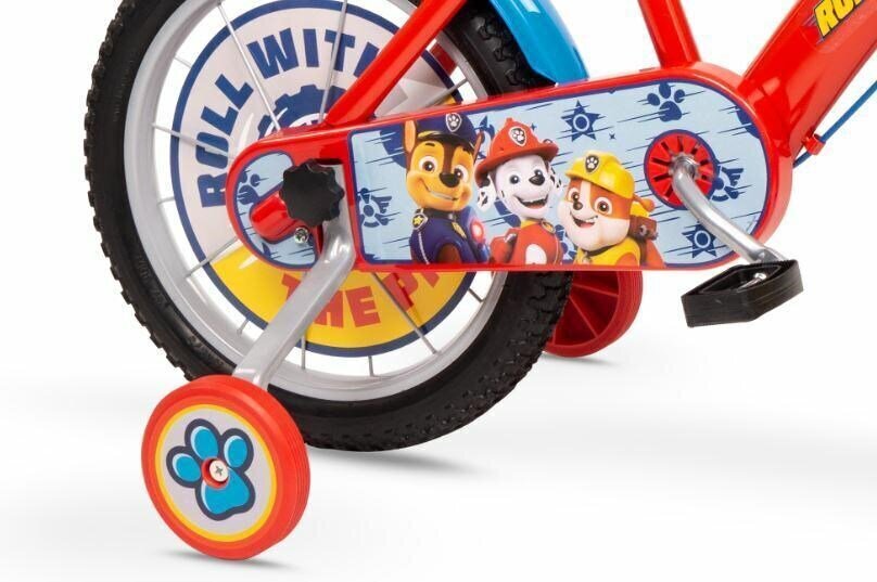 Velosipēds bērniem Paw Patrol 16", sarkans cena un informācija | Velosipēdi | 220.lv