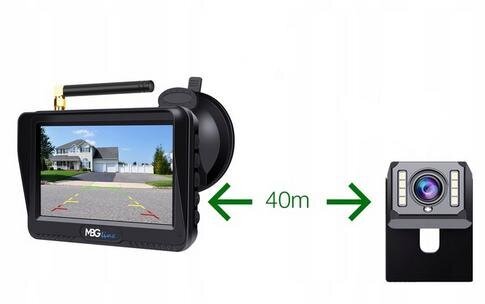 Atpakaļgaitas kamera bezvadu komplekts MBG Line D+435+009S cena un informācija | Auto video reģistratori | 220.lv