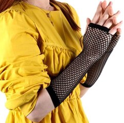 Сетчатые перчатки без пальцев A48, черные цена и информация | Женские перчатки | 220.lv