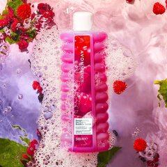 Vannas putas ar aveņu aromātu Avon Raspberry Delight, 500 ml cena un informācija | Dušas želejas, eļļas | 220.lv